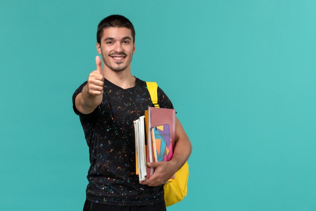 happy student